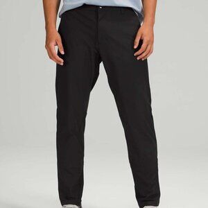 LULULEMON Men's Commission Classic Warpstreme Pant Black Size 36 Comfy Golf